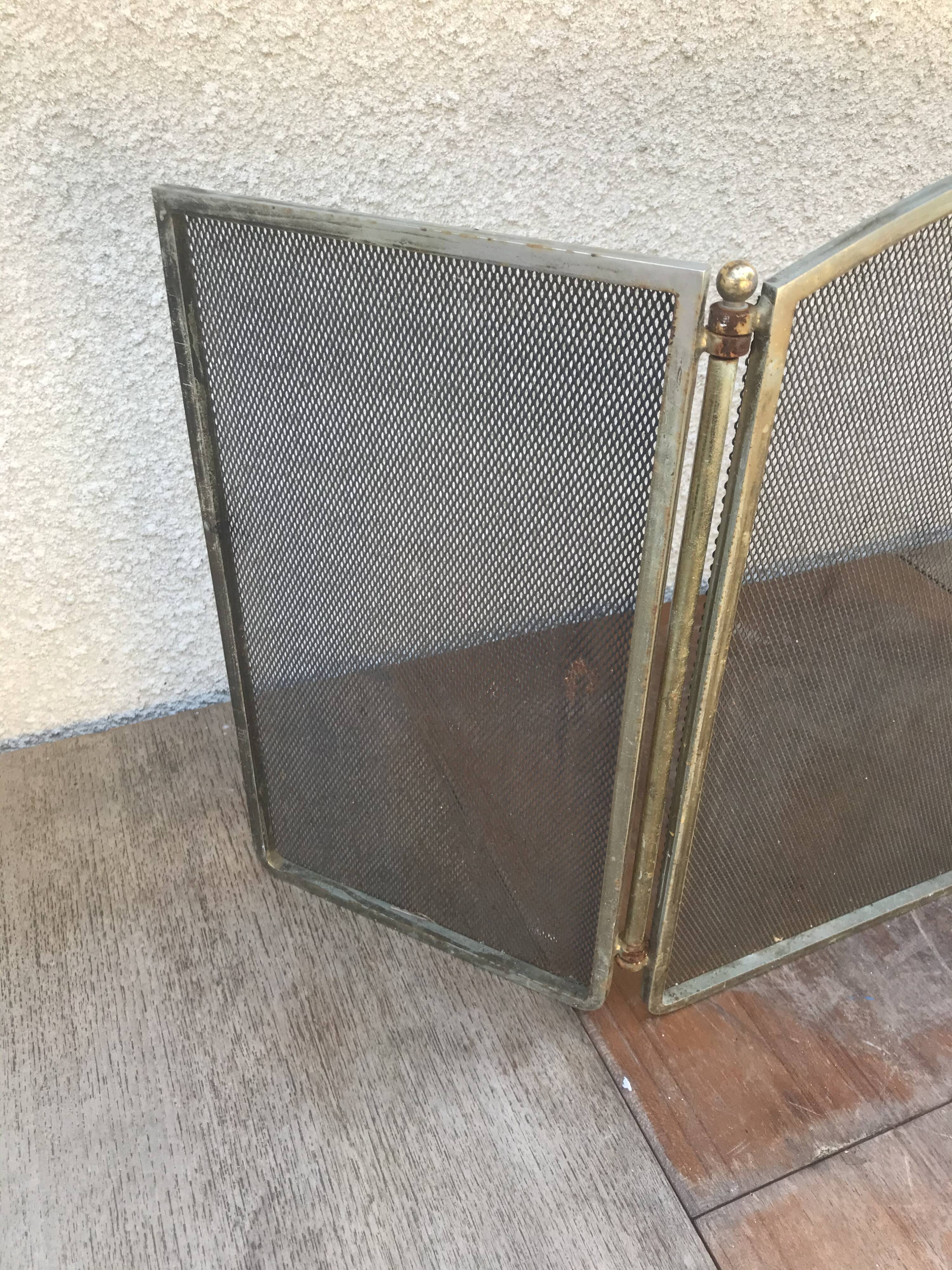 Former Firewall 3 Laiton Panels - Deco Grill Vintage Chimney