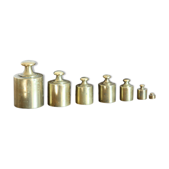 Brass weight box