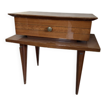 Table de Chevet en bois laqué