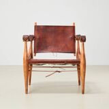 Unique Safari Chair by Architect Enrico Hartsuyker Netherlands 1960s