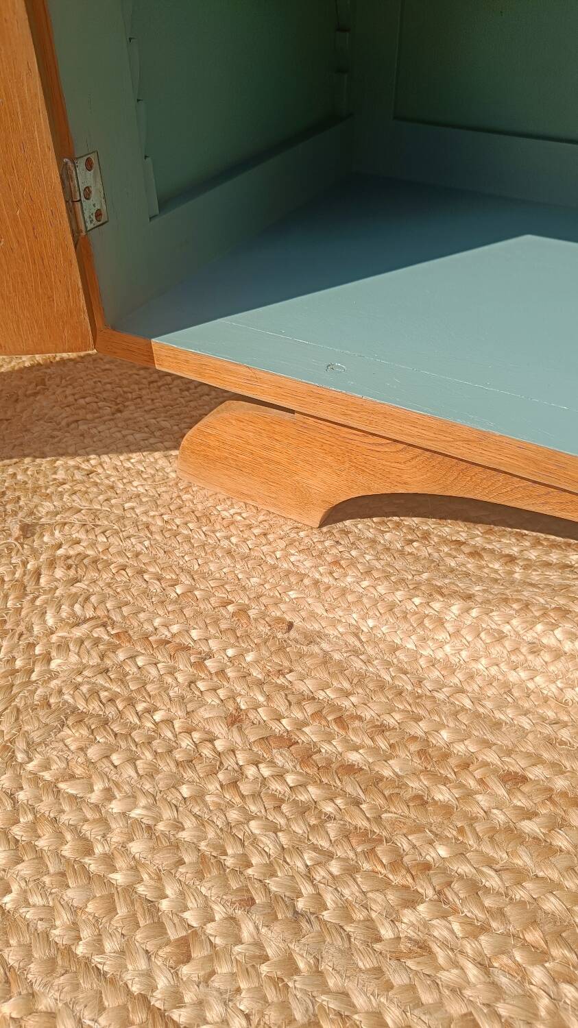 Vintage wooden buffet refurbished – 1 door and 4 drawers