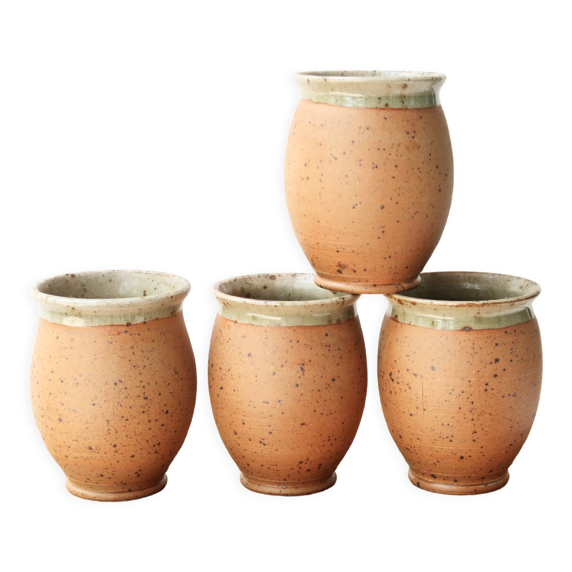 Lot De 5 Tasses à Expresso Sans Anse En Céramique – 50 Ml, Design Unique Dégradé, Pour Café/thé - 6