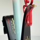 Vintage suede metal rooster-shaped candlestick