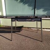 Formica black marble dining table - 1960 - Supermatic - vintage