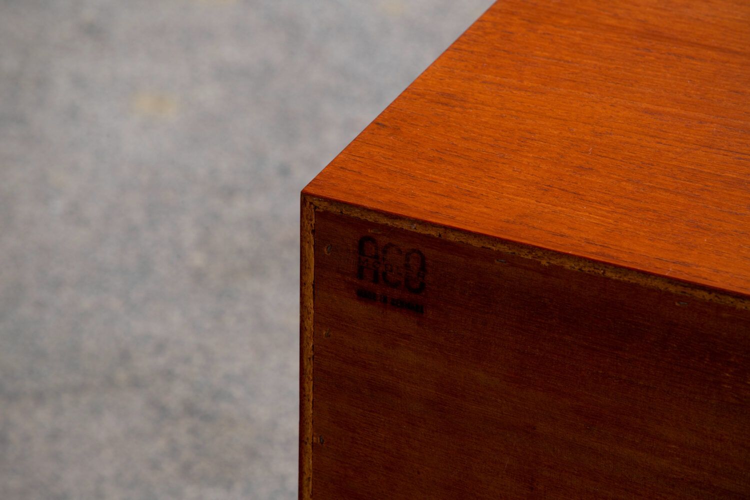Danish sideboard designed by Gunni Omann for Axel Christensen ACO Scandinavian vintage 1960