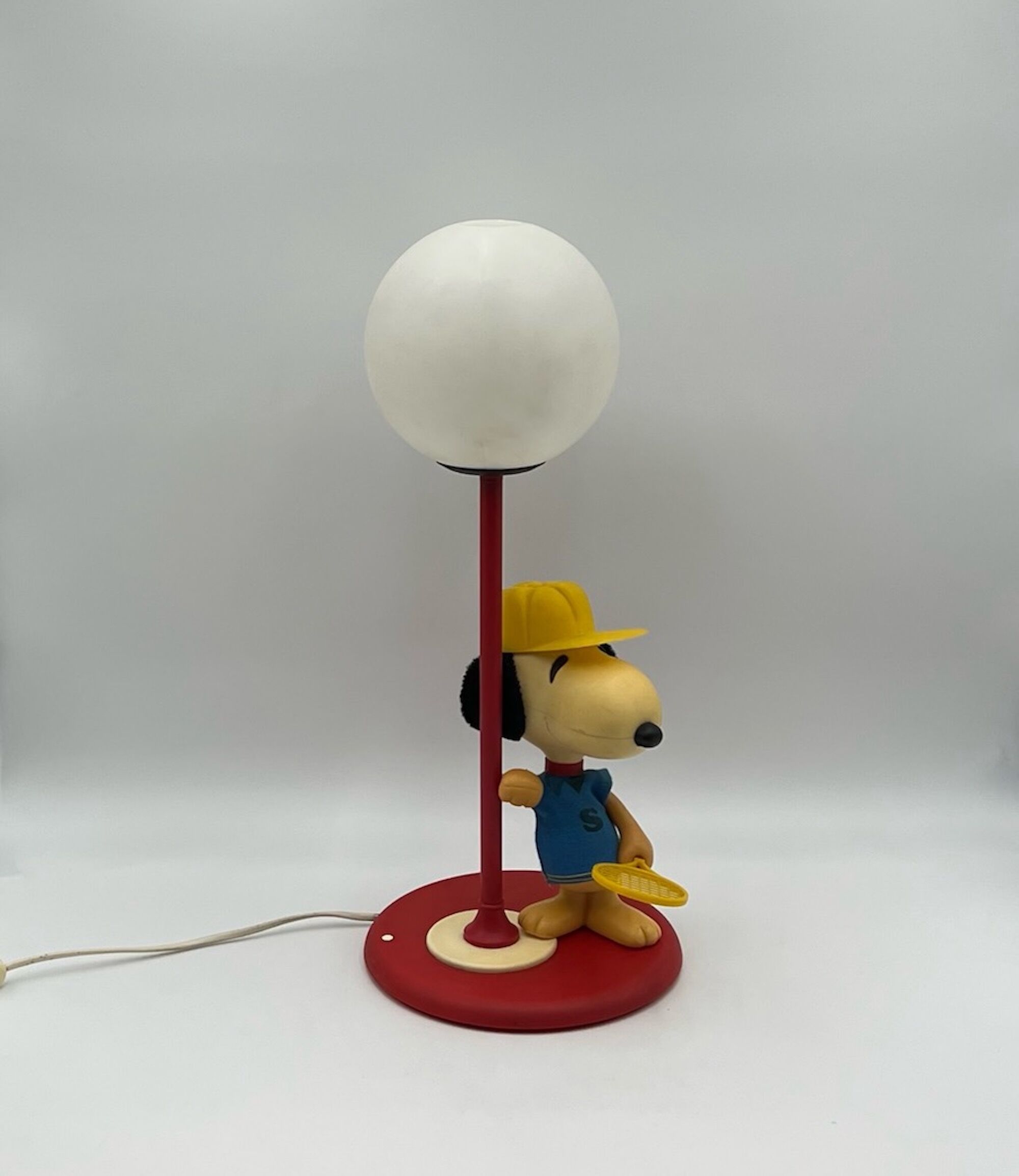 Lampe de table snoopy dog par Nuova Linea zero italie, 80s