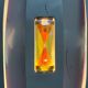 Lampe suspension métal et prisme modèle blanc milieu du siècle par Werner Schou pour Coronell Elektro, Danemark, années 1960