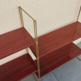 Vintage metal string shelves