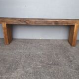 Vintage workshop bench 1960s solid wood