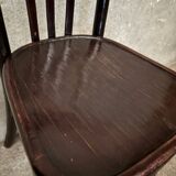 Chaise bistrot noire style Baumann