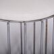 Mid-Century Round Stool in Chrome & Leather, Germany, 1960s