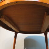 Scandinavian teak round table