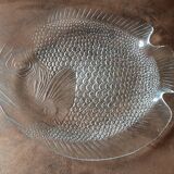 Plat verre forme  poisson
