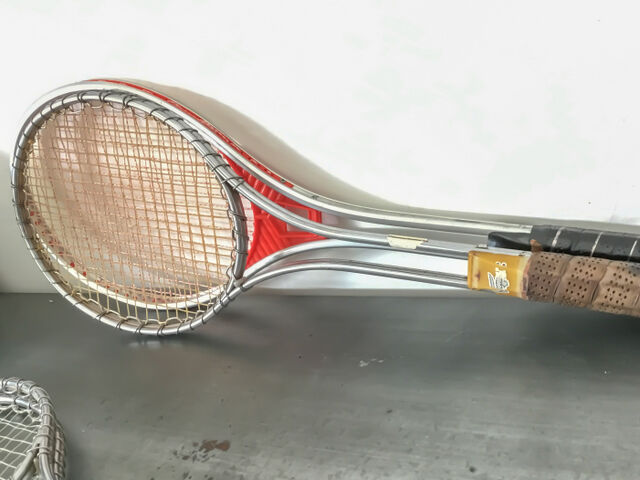 4 Raquettes de tennis Lacoste, Wilson vintage aluminium
