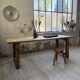 Table de ferme travail pin 1950 220cm