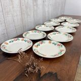 set of 8+3 St Amland plates