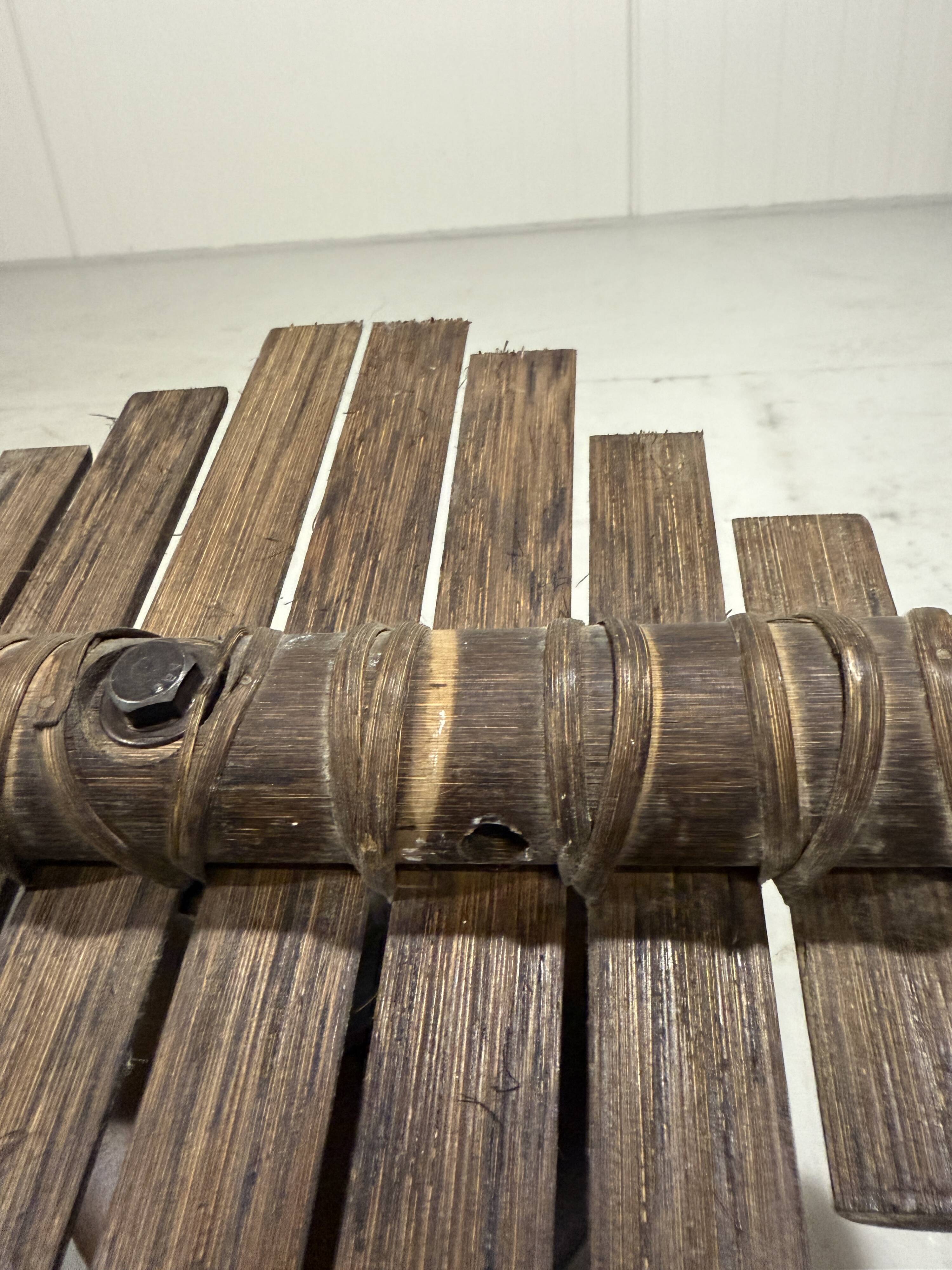 Rattan wall coat rack 1970’s