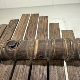 Rattan wall coat rack 1970’s