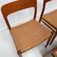 1950s set of 6 vintage Danish teak dining chairs No. 75 by Niels O. Møller
