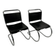 Pair of MR10 lounge chairs — Ludwig Mies van der Rohe, attributed to Knoll, circa 1970