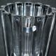 Villeroy & Boch vintage vase in ribbed molded crystal signed