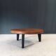 Mid-Century Industrial Tripod Coffee Table, France, 1950s