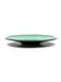 Midcentury green ceramic plate, Giuseppe Mazzotti, Albisola, Italy 1960s