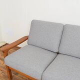 Mid-century danish teak sofa by Juul Kristensen, 1960s