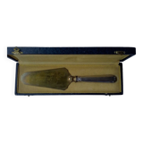 Silver-lined and gold-plated pie server