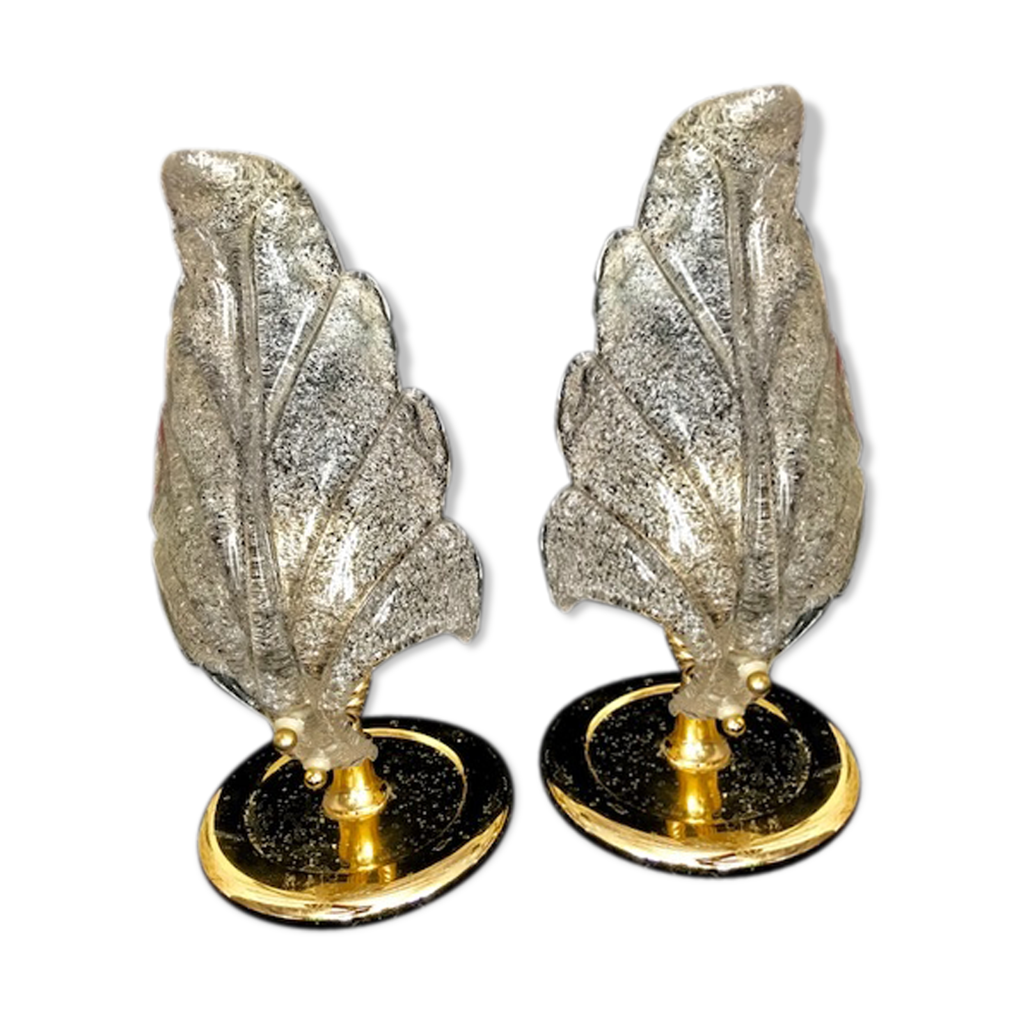 Pair of lamps & Barovier Toso Murano
