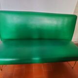 Green bistro bench
