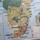 Vintage school map mdi: Africa-Europe economic.