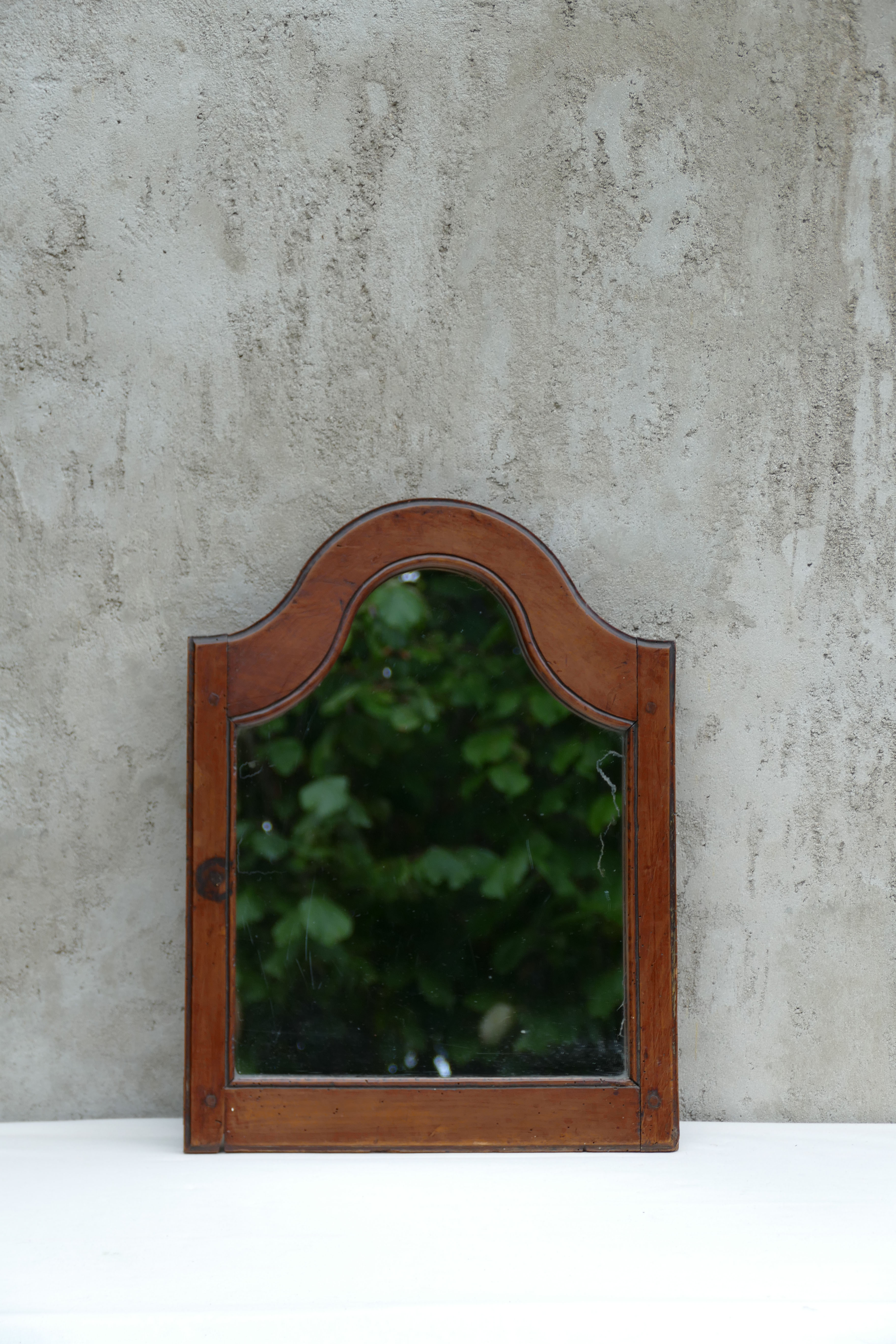 Antique wooden mirror 36x49cm
