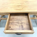 Extendable oak table, 1950s