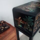 Furniture with an ancient Asian apothecary drawer