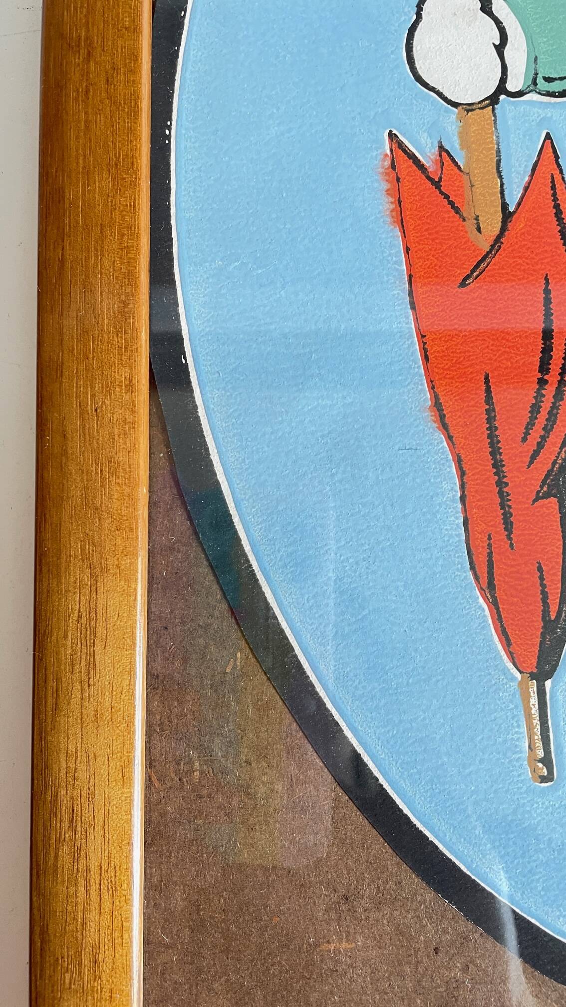 Screen printing on paper medallion