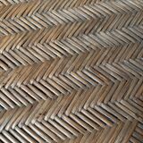 Antique Perriand style rattan cane stool