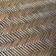 Antique Perriand style rattan cane stool
