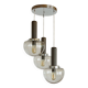Mcm pendant light  space age accent hanging mid century modern lamp 1980's