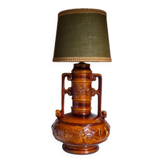 Lampe de sol céramique west germany années 70