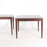 Pair of side tables in rosewood
