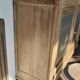 Old Art Deco Parisian buffet in stripped raw wood