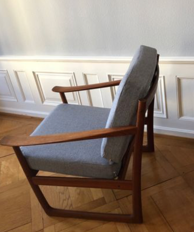 Danish FD130 armchair by Peter Hvidt & Orla Mølgaard-Nielsen for France & Søn, 1960