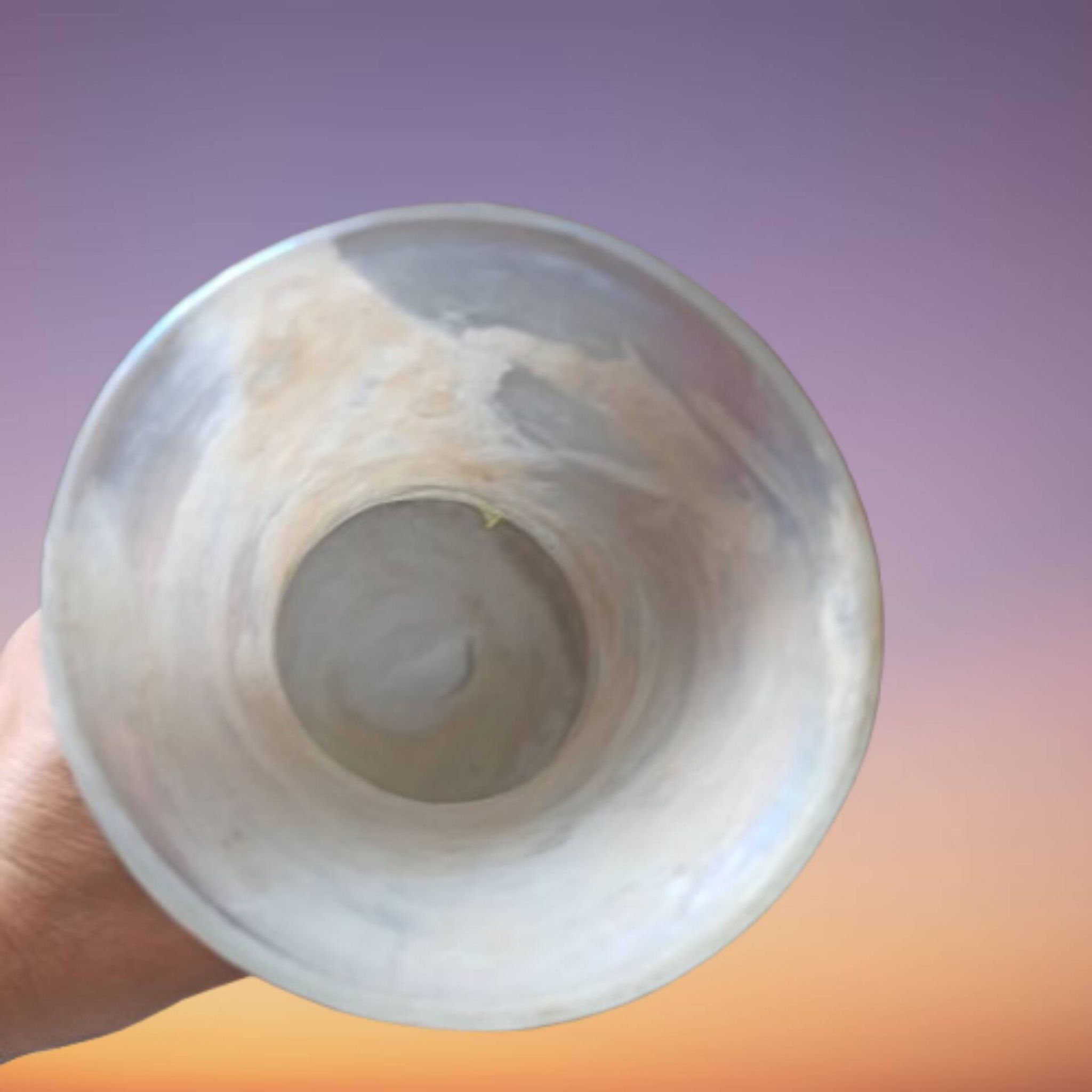 Vase pâte de verre esprit gallo romain
