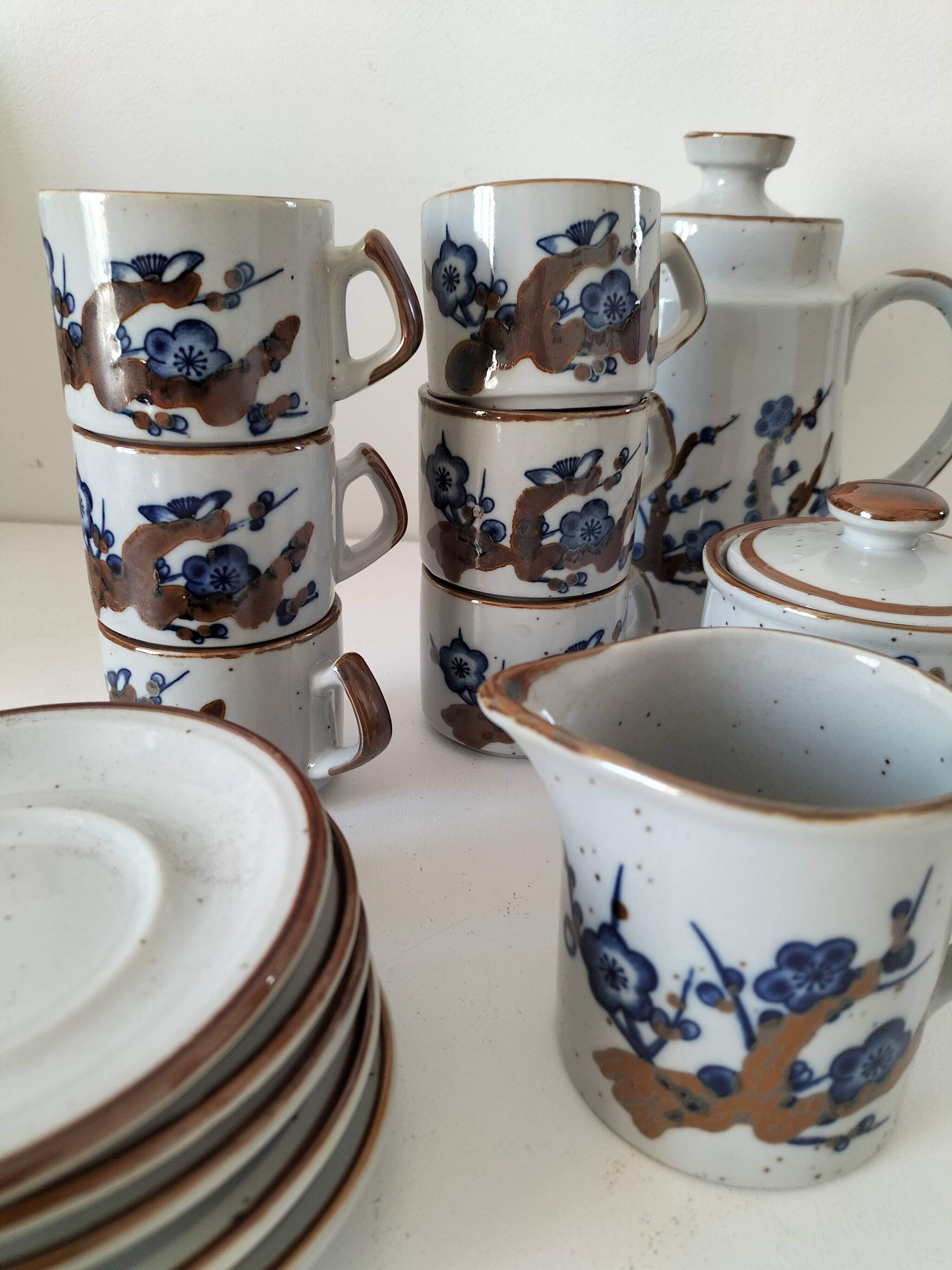 Stoneware coffee service