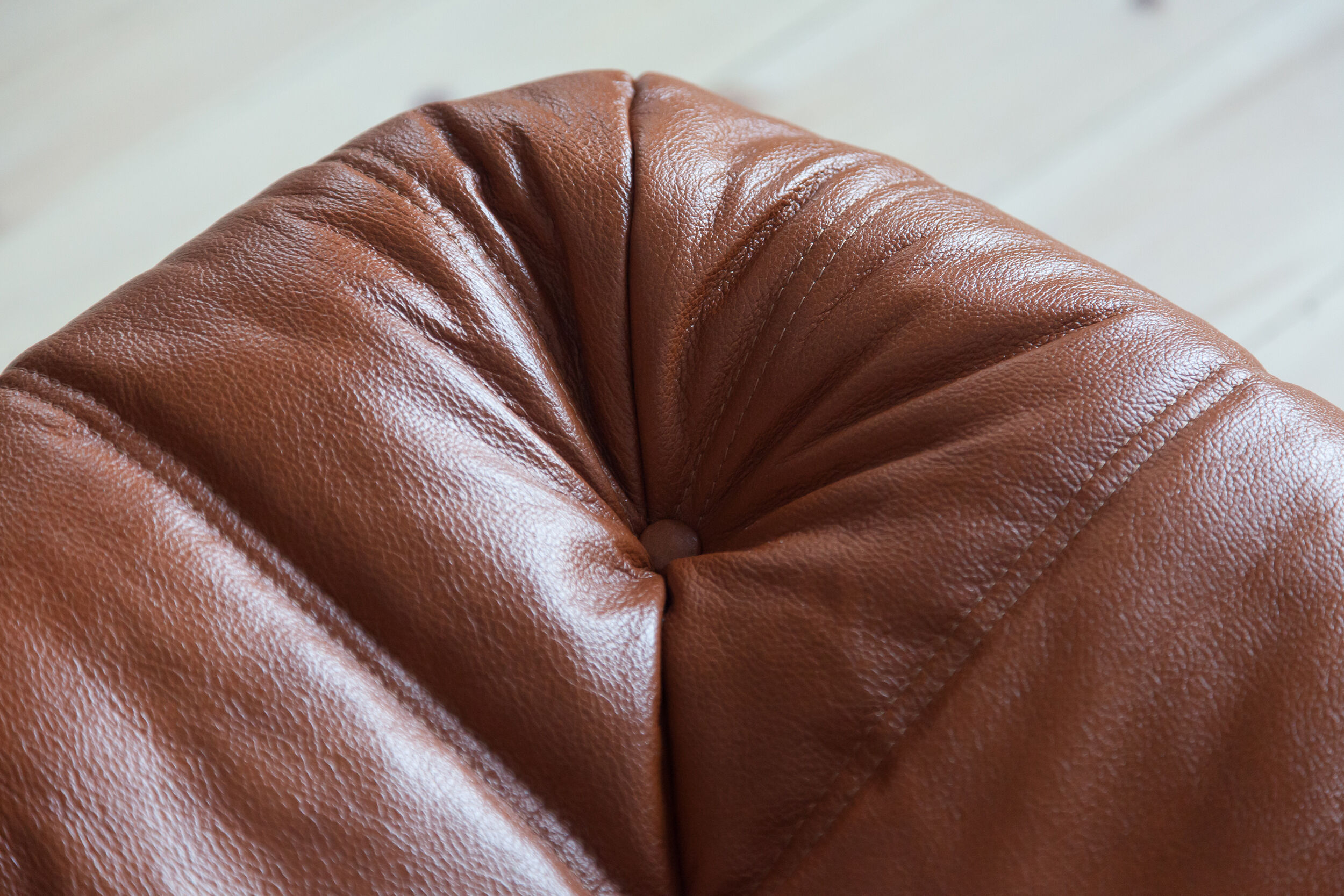 2 seater sofa and armchair Togo  designed by Michel Ducaroy 1973