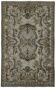 Overdyed Wool Vintage Handmade Carved Rug 166 cm x 266 cm