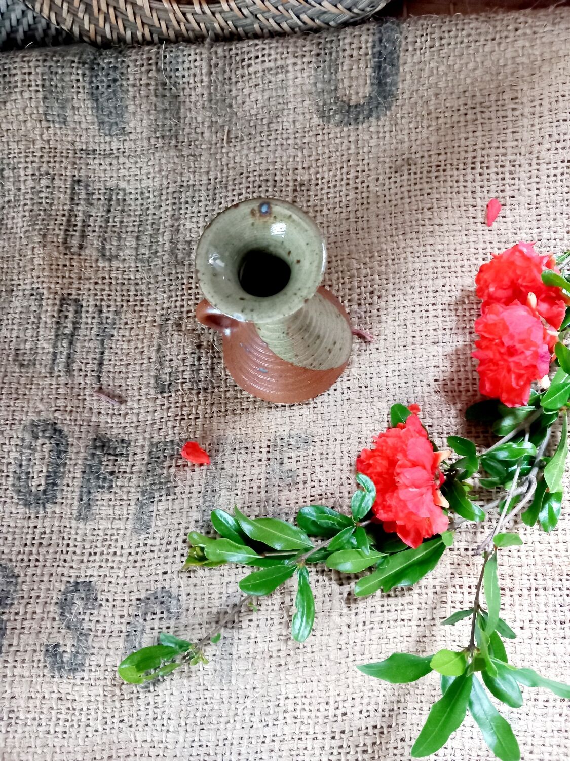 Sandstone hand candle holder