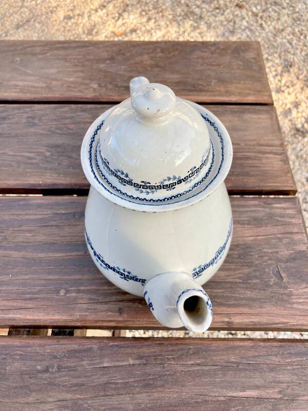 Cafetière / théière - Terre de fer Gien XIXe