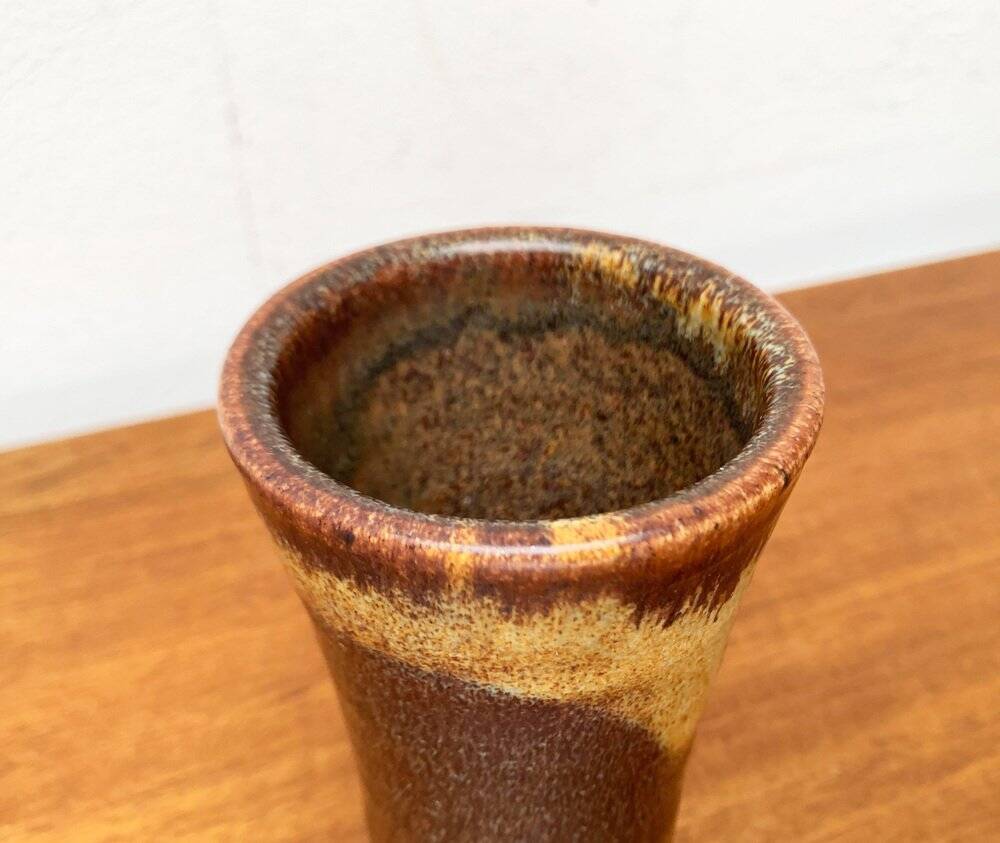 Mid-century German studio pottery vase by Till Sudeck, 1960s.